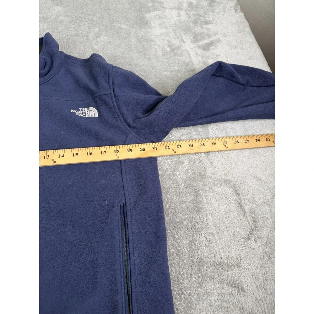 The North Face Windwall Fleece Jacket Men's Size Small Blue Full Zip Outdoor